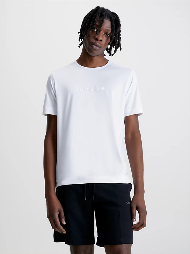Camiseta de ginástica com logotipo