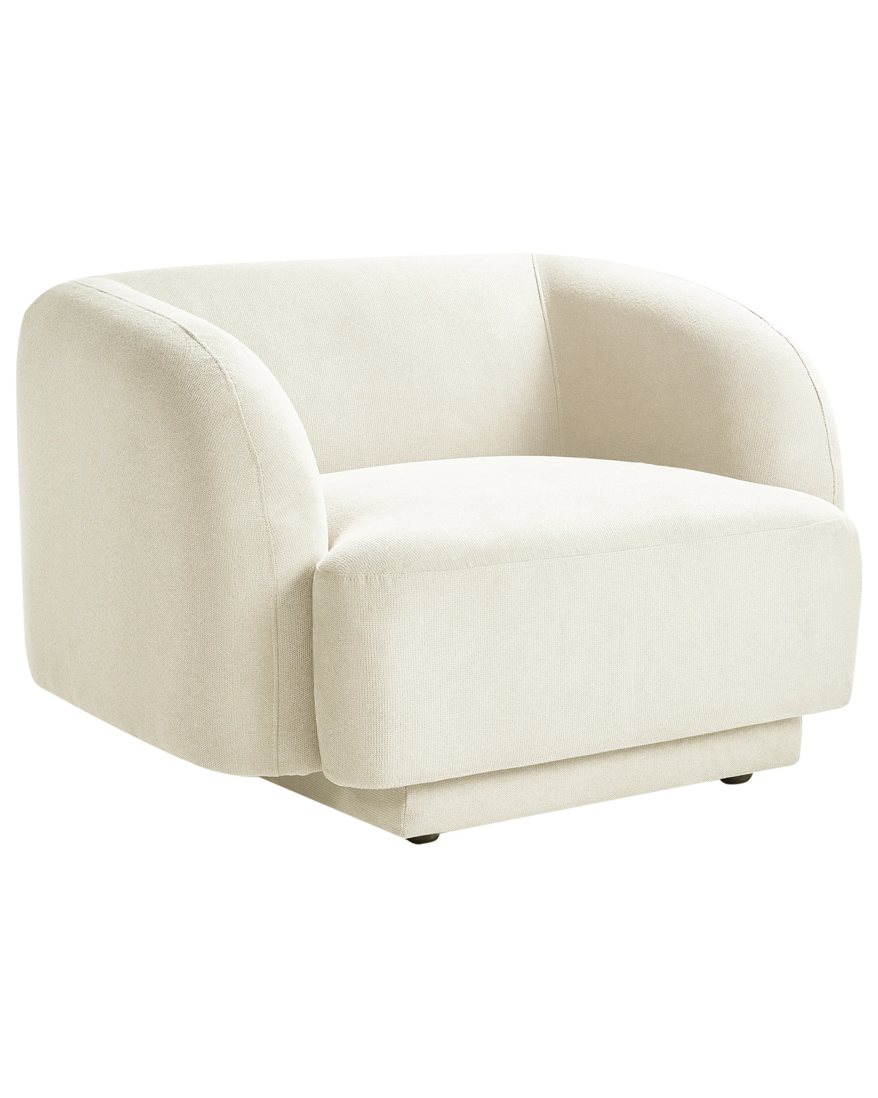 Fauteuil SKJANES Stof Lichtbeige