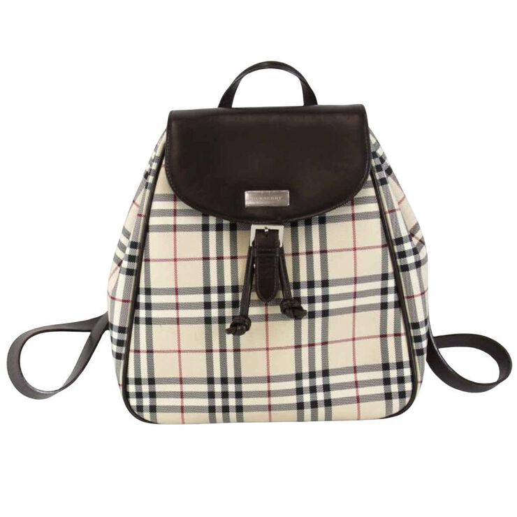 Burberry Vintage Burberry Backpack Beige