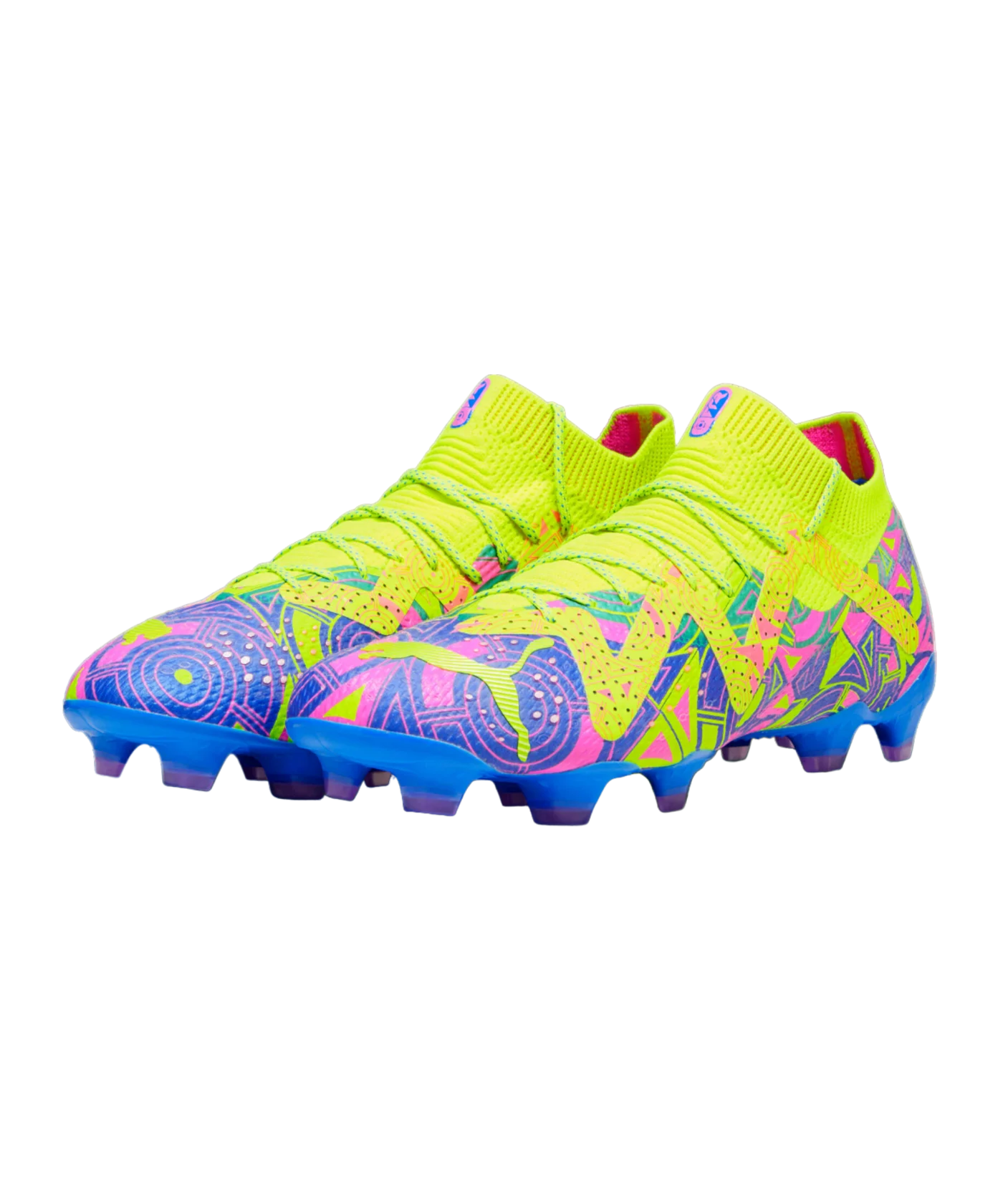 PUMA FUTURE Ultimate FG/AG Energy Blau Gelb Pink F01