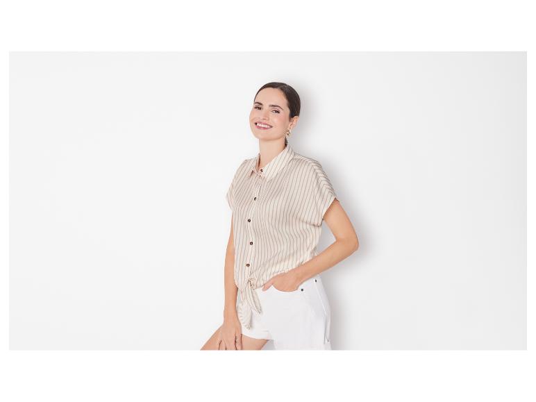 Dames wikkelblouse