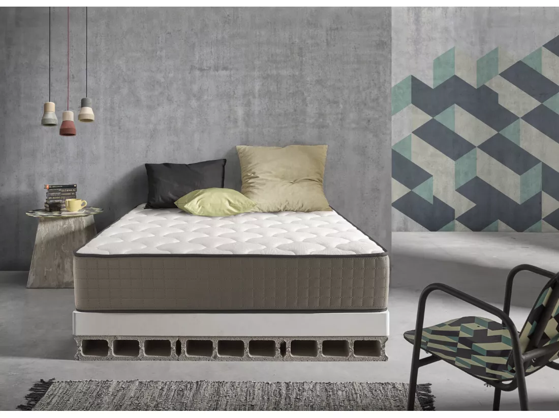 Matelas 160x200 natur plus® | mousse á mémoire de forme | épaisseur 30 cm | aération excellente | morphologique | tissus stretch - 11 zones de confort