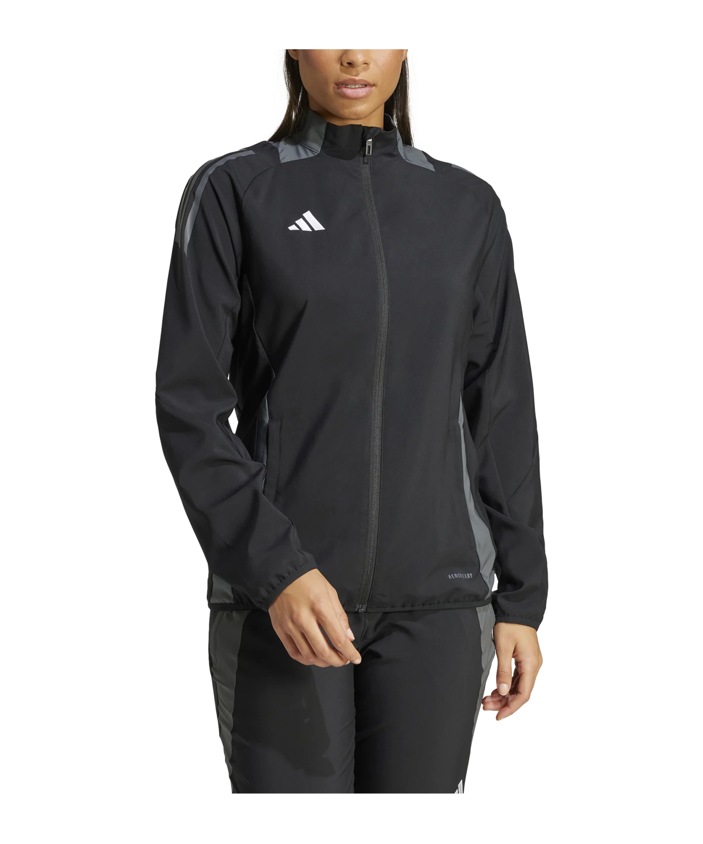 adidas Tiro 24 Competition Präsentationsjacke Damen Schwarz