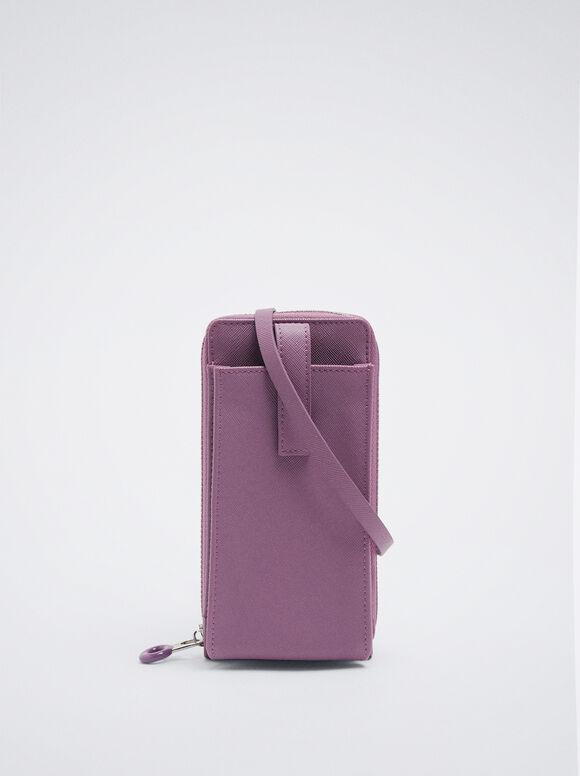 Bolsa para celular com alça de ombro - Violeta