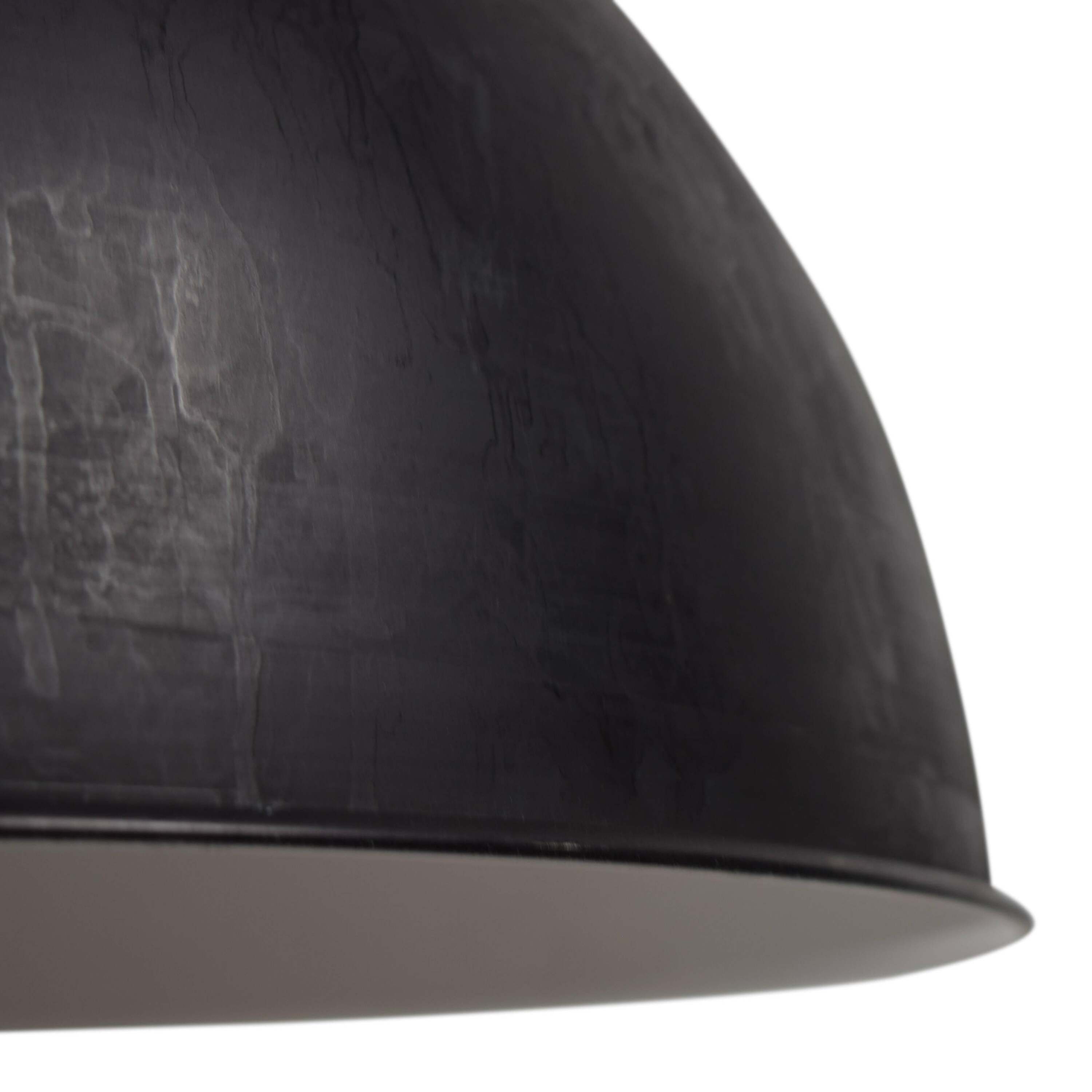 Hanglamp Dome XL Ã50cm. rough black