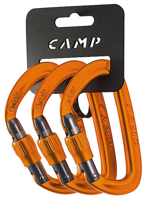 CAMP - MOUSQUETON ORBIT LOCK 3 PACK