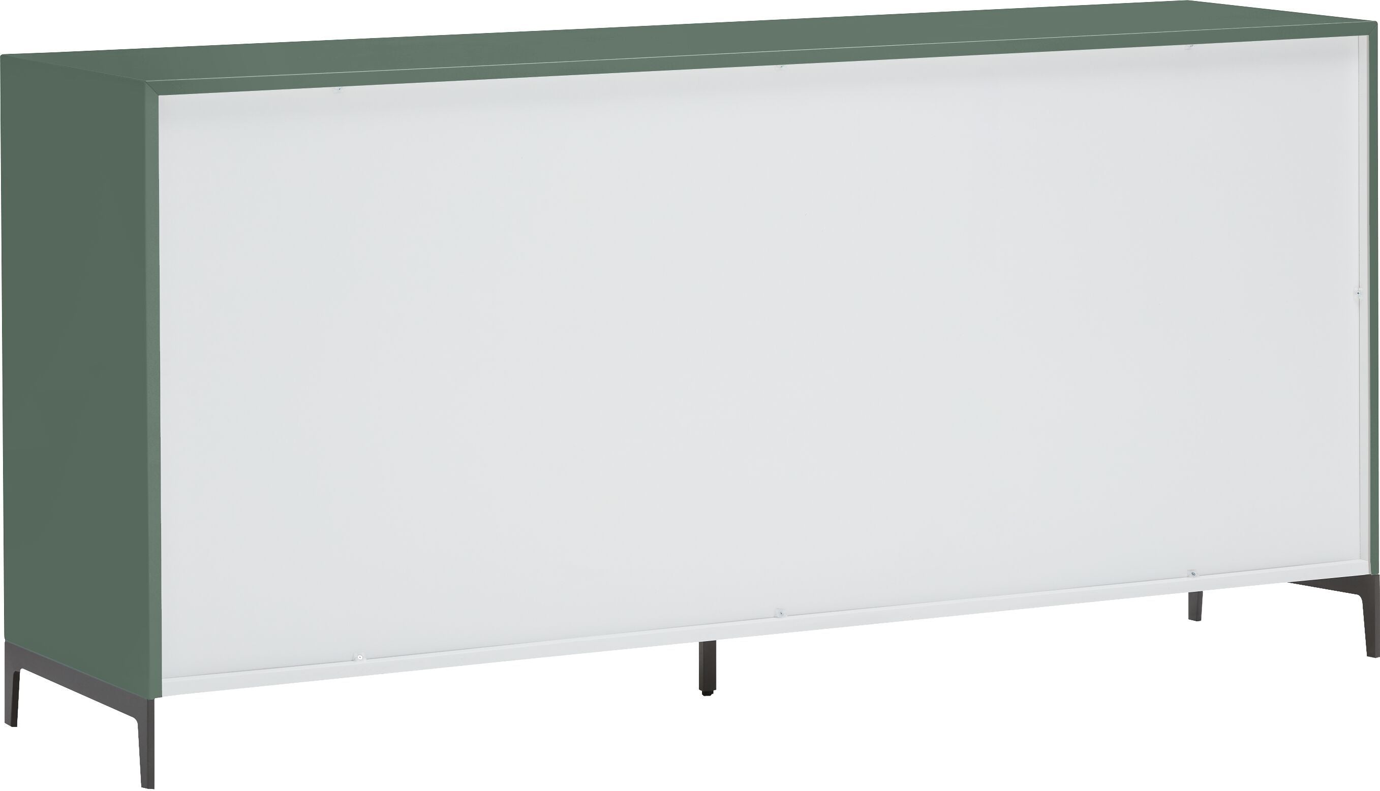 LUX Sideboard - Grün / B: 180.0 cm x T: 46.0 cm x H: 86.5 cm