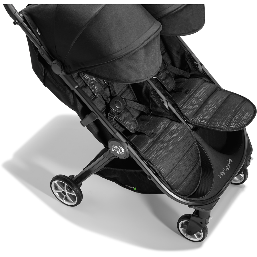 baby jogger Zwillingswagen City Tour 2 Double Pitch Black