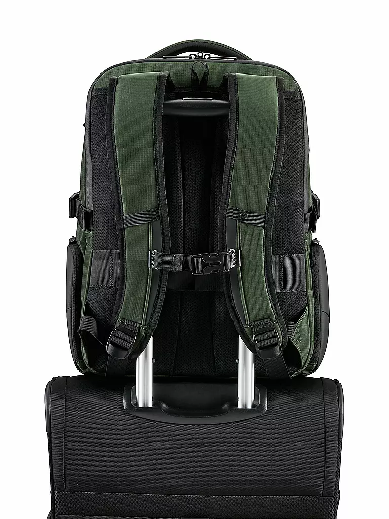 SAMSONITE Rucksack Biz2Go 15,6 Earth Green dunkelgrün