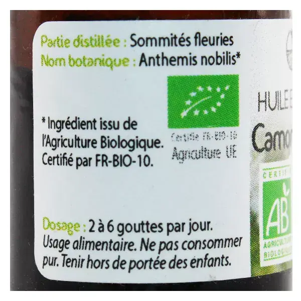 Óleo Essencial de Camomila Romana Orgânica Propos' Nature Aroma-Phytotherapy 2,5ml