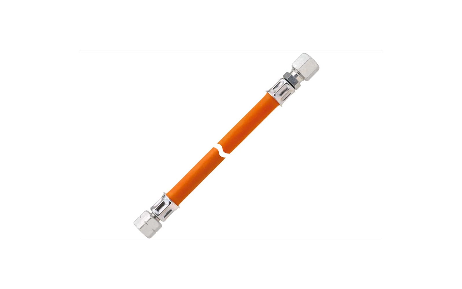 GOK Mitteldruckschlauchleitung Gas Überwurfmutter G 1/4 LH auf  5/8 UNF-ÜM 600 mm