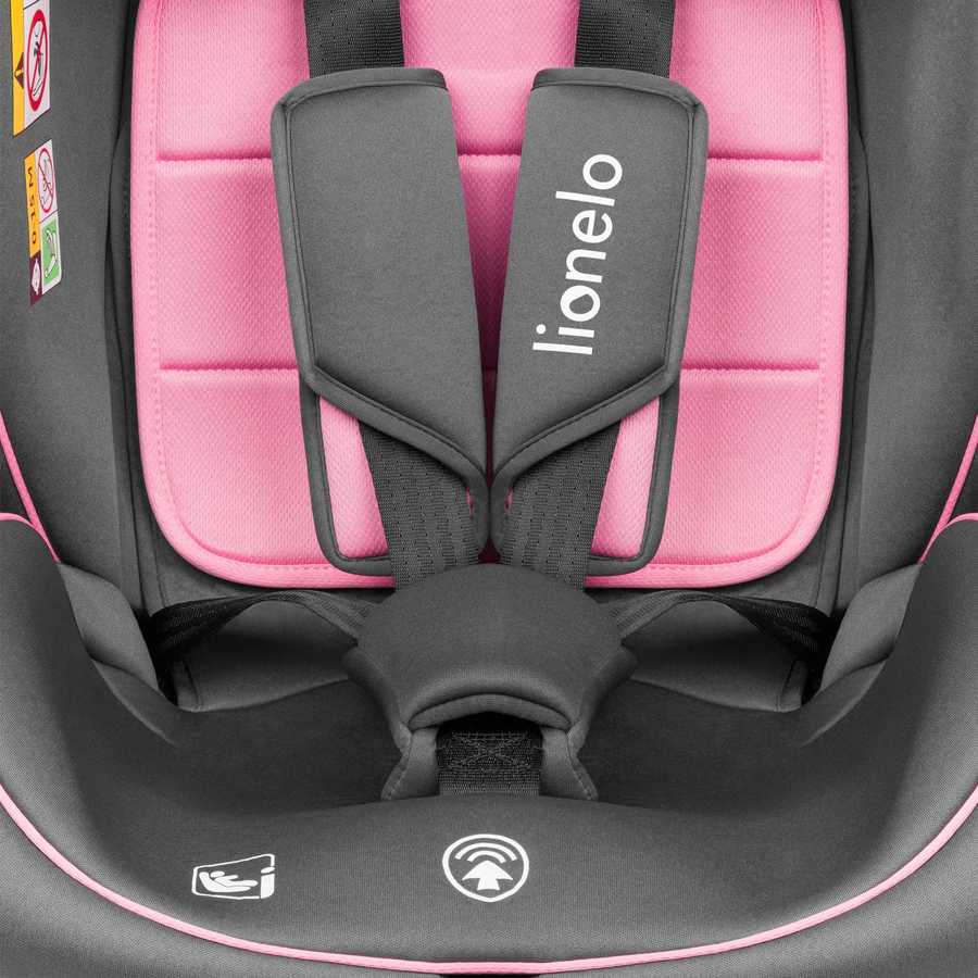 lionelo Kindersitz Bastiaan i-Size Pink Baby