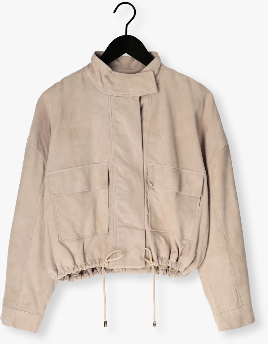 beige ibana jassen jigo suede