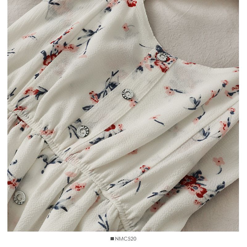 Lemongrass - Spaghettibandjes bloemenprint romper