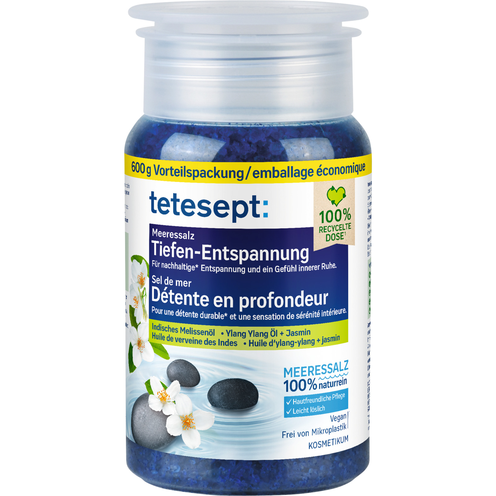 Tetesept Meeressalz Tiefen-Entspannung 600 g