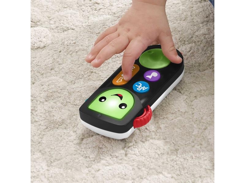 Fisher-Price Beschäftigungsspielzeug Smart TV Fernbedienung Elektronisches Spielzeug für Babys und Kleinkinder