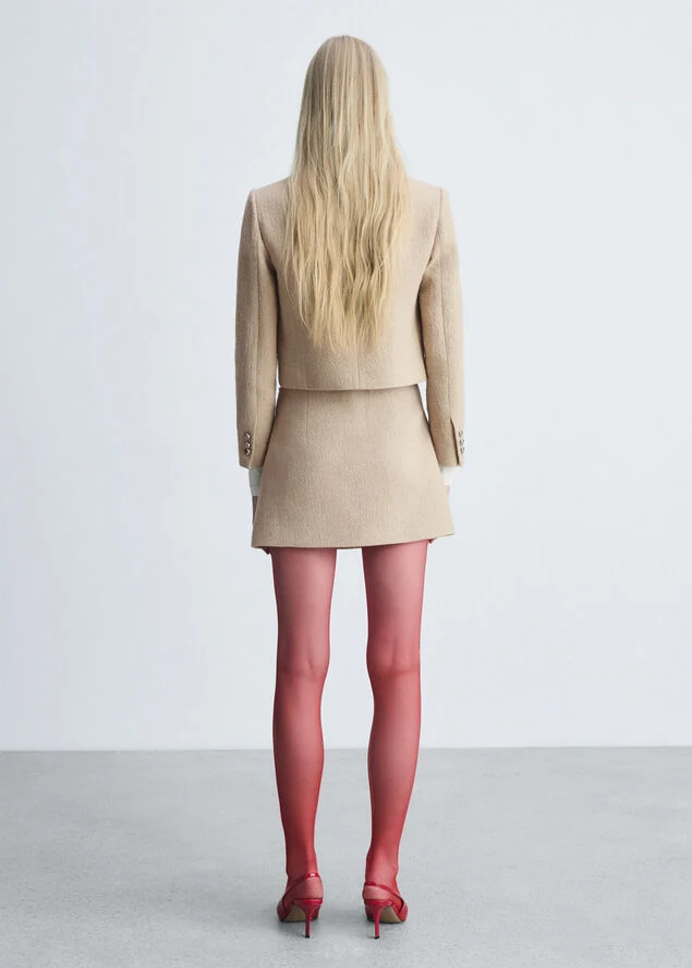 MANGO JACKET. -- MATI Medium brown