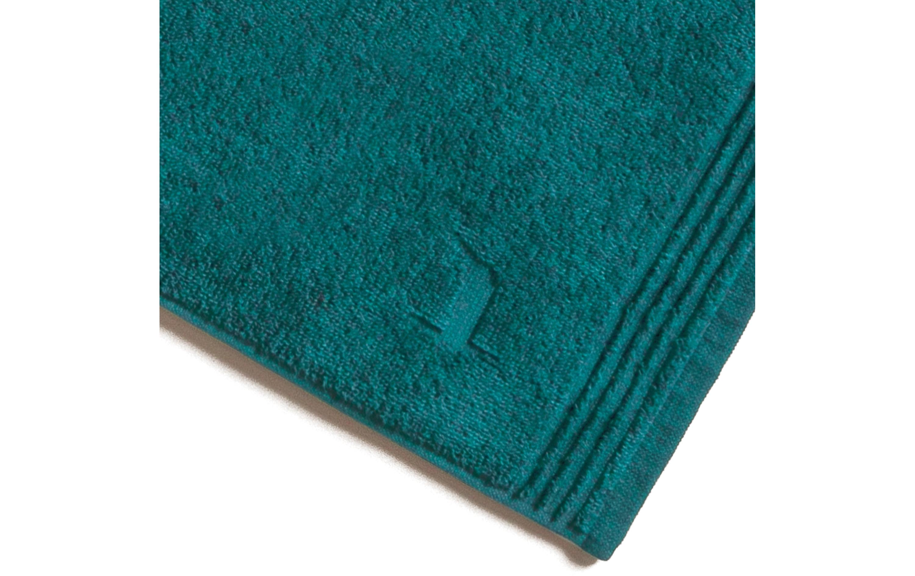 Badteppich Superwuschel 50 x 70 cm, BlaugrünExtraweiche und voluminöse Duschvorlage