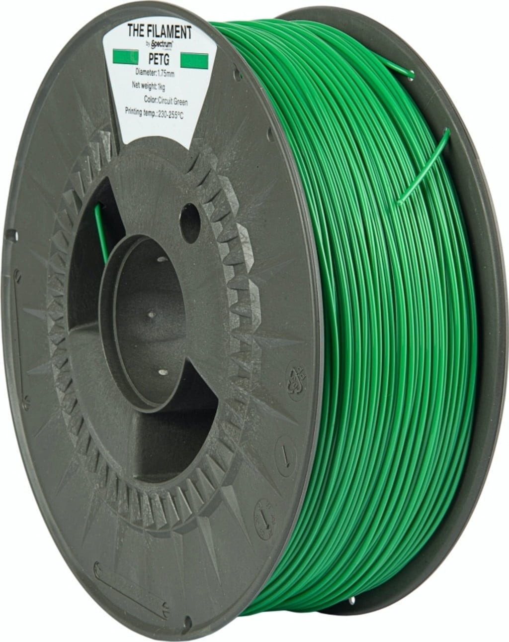 The Filament  PETG Circuit Green, 1,75 mm / 1000 g    Erschwingliches PETG in Circuit Green