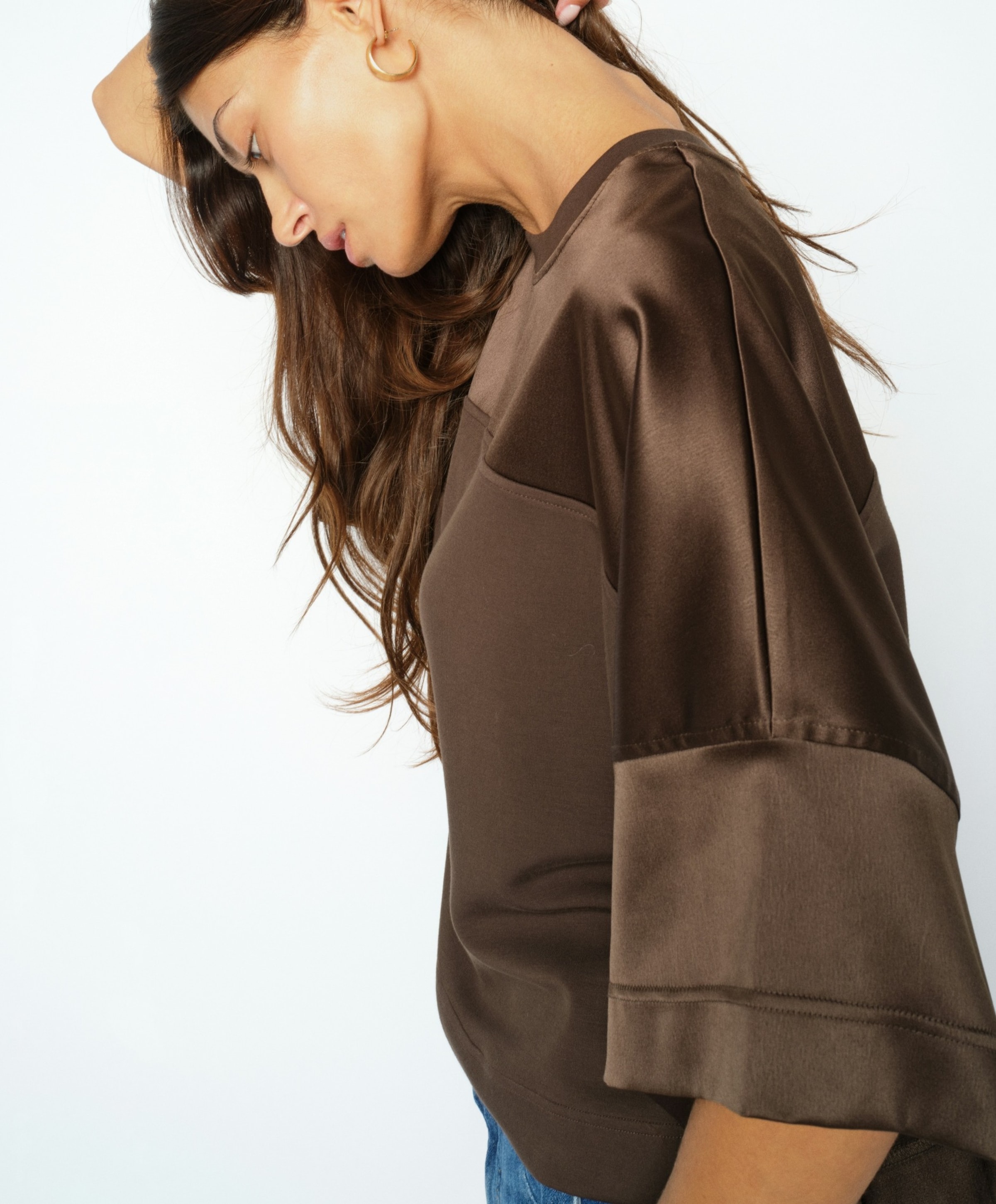 Mos Mosh Dames sweater bruin