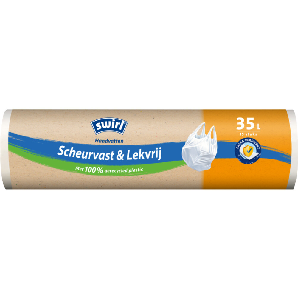 Swirl Pedaalemmerzakken met Handvat 35 liter15 stuks