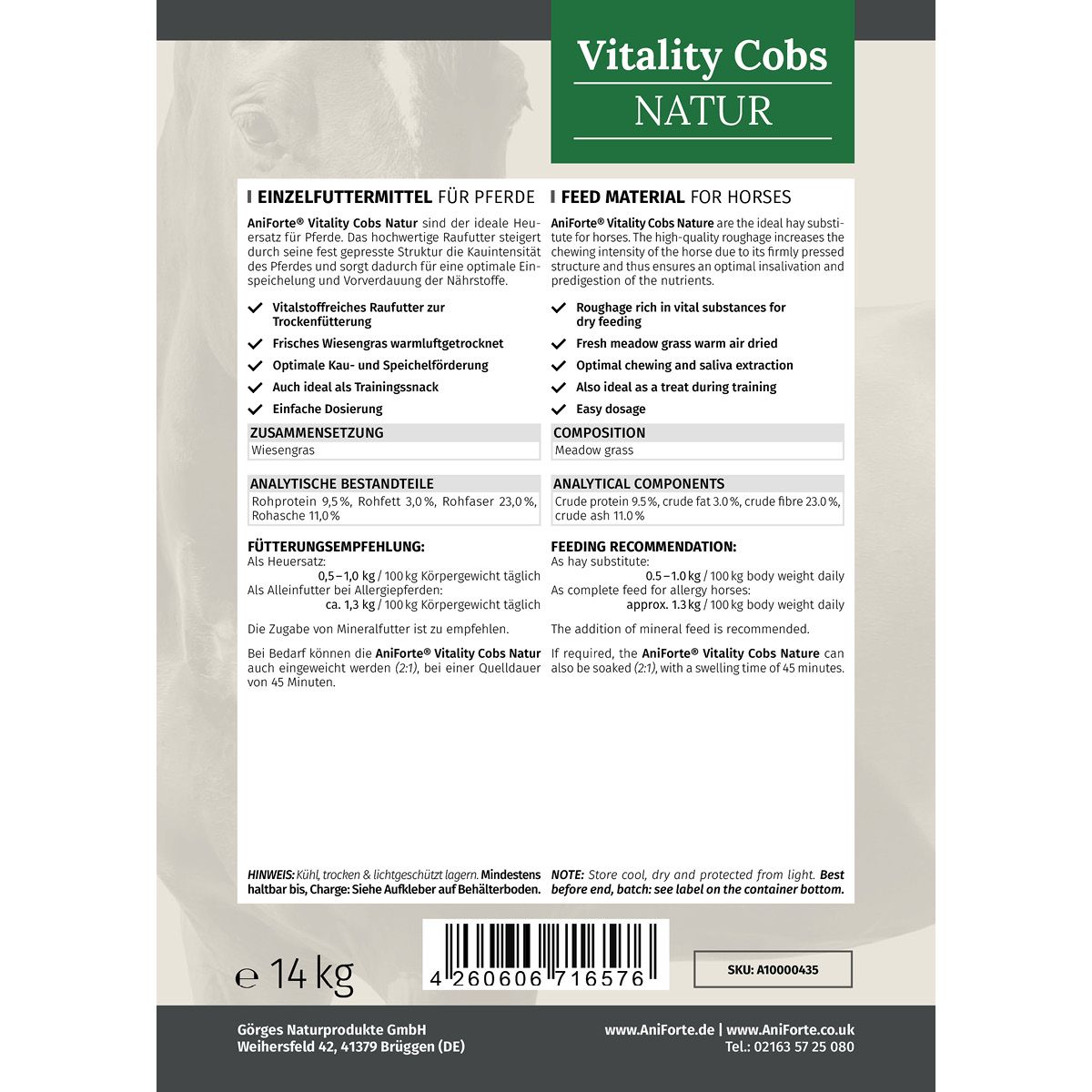 AniForte Vitality Cobs Natur