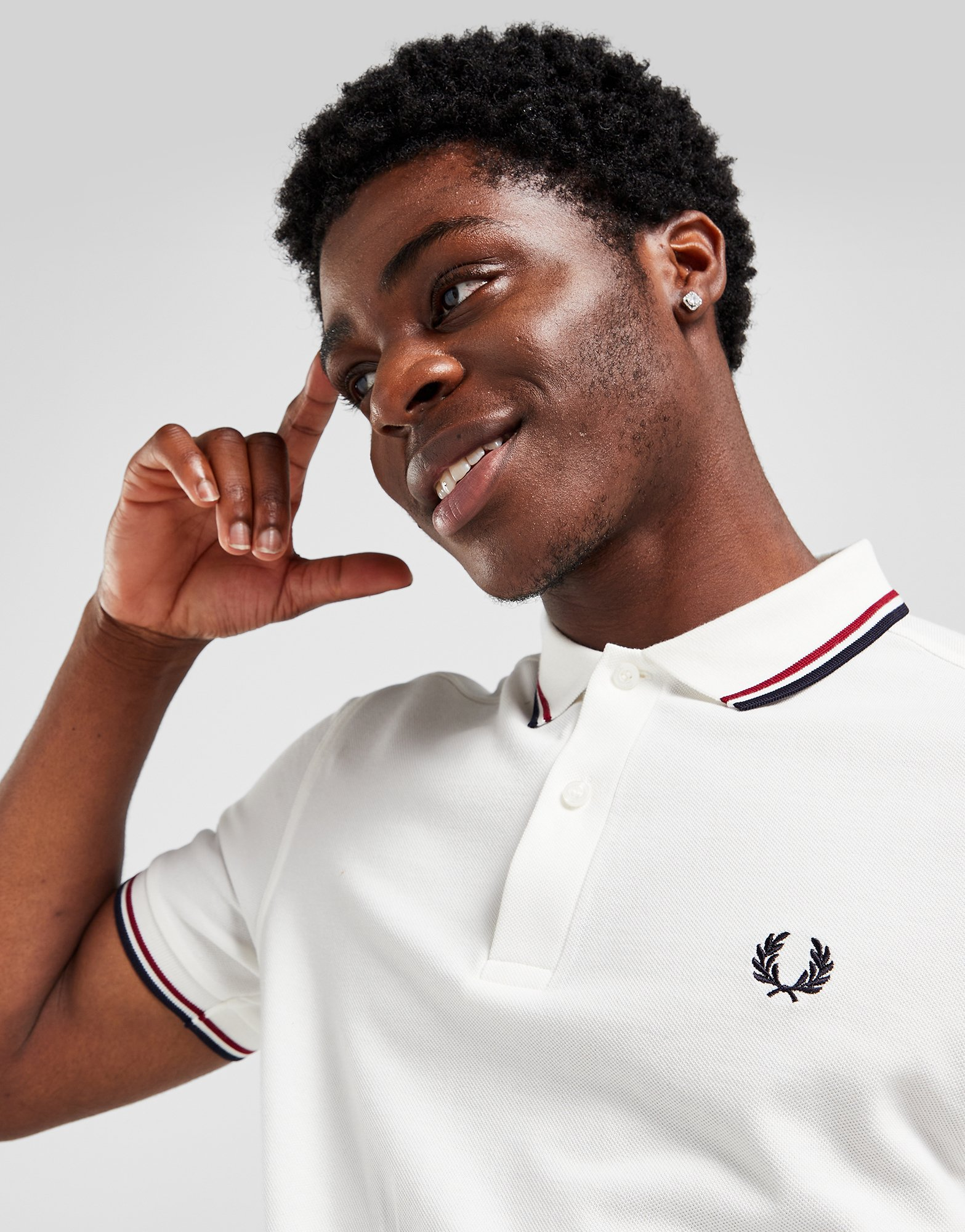Fred Perry Polo Double Liseré Homme