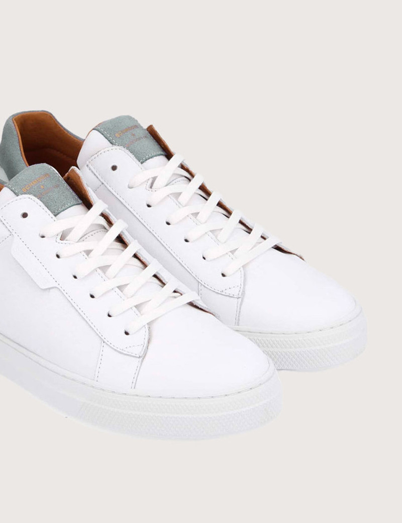 SCHMOOVE BASKETS HOMME SPARK CLAY BLANC GRIS