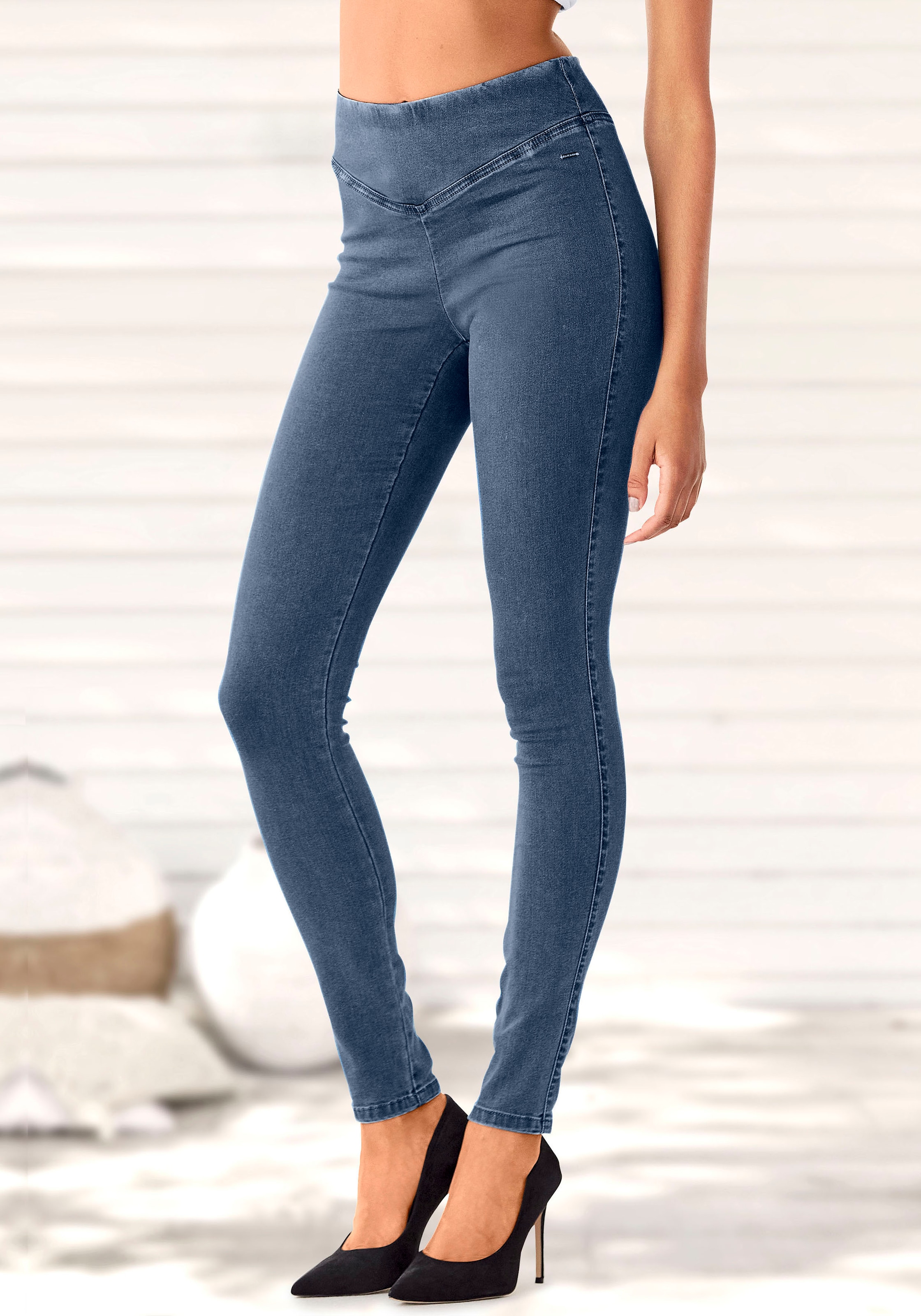 Buffalo Jeggings  mit breitem Bund