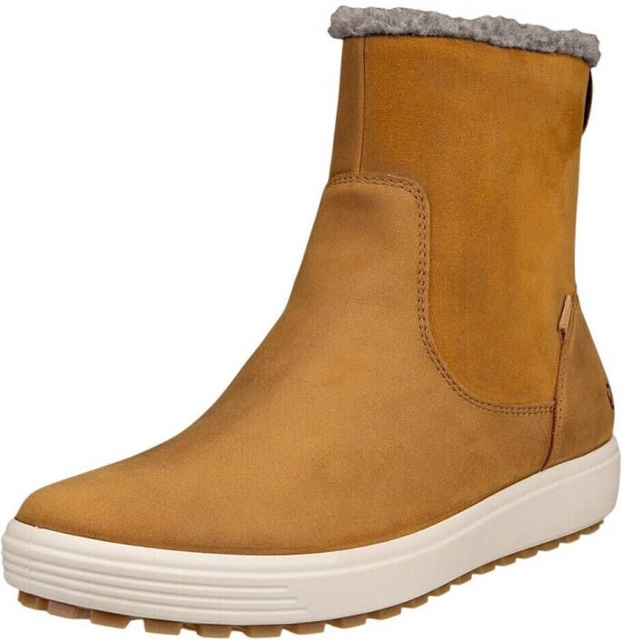 ECCO Korte Laars Soft 7 Tred W 450753 02034 Camel Bruin Waterproof