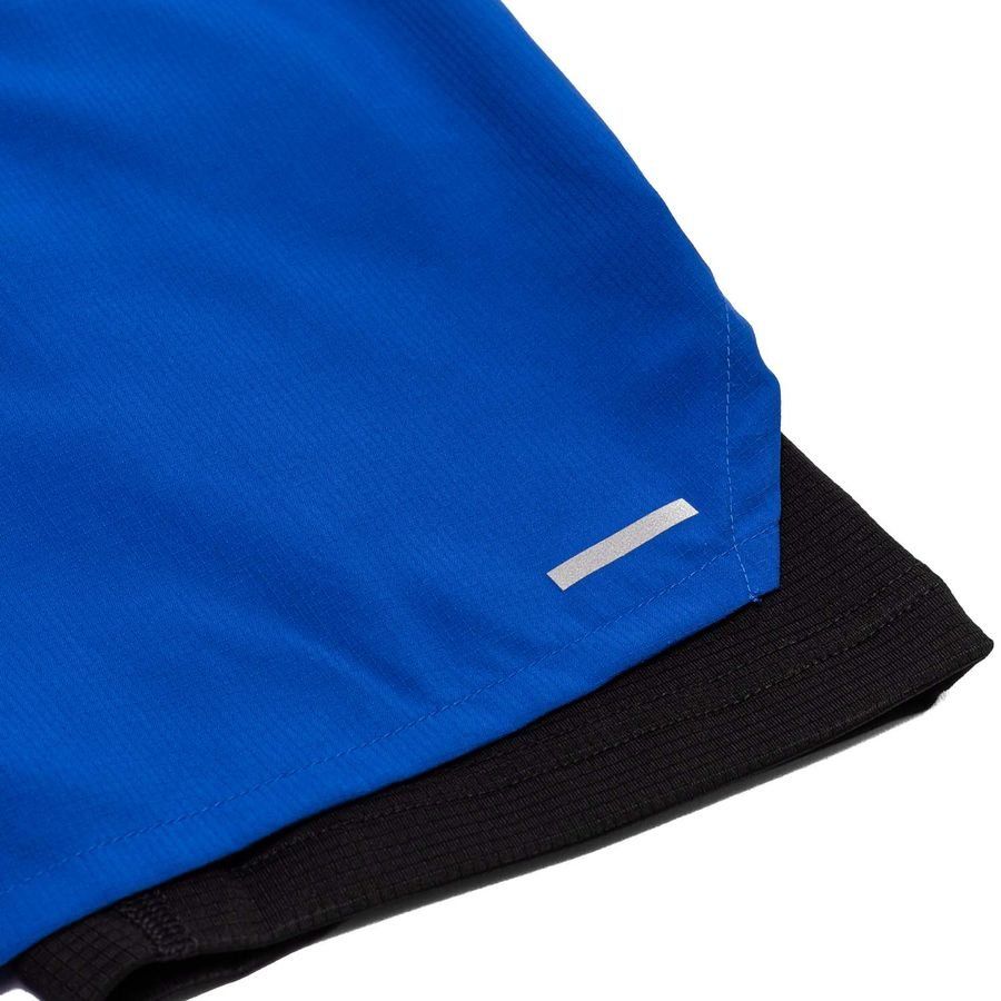 Nike Short Running Dri-FIT Stride - Bleu/Noir/Argenté