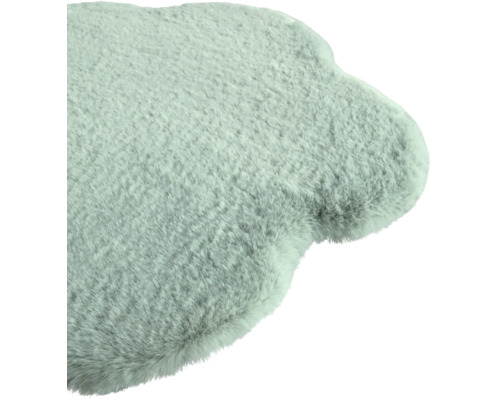 Romance vloerkleed met eucalyptusbloemmotief, Ø 60 cm