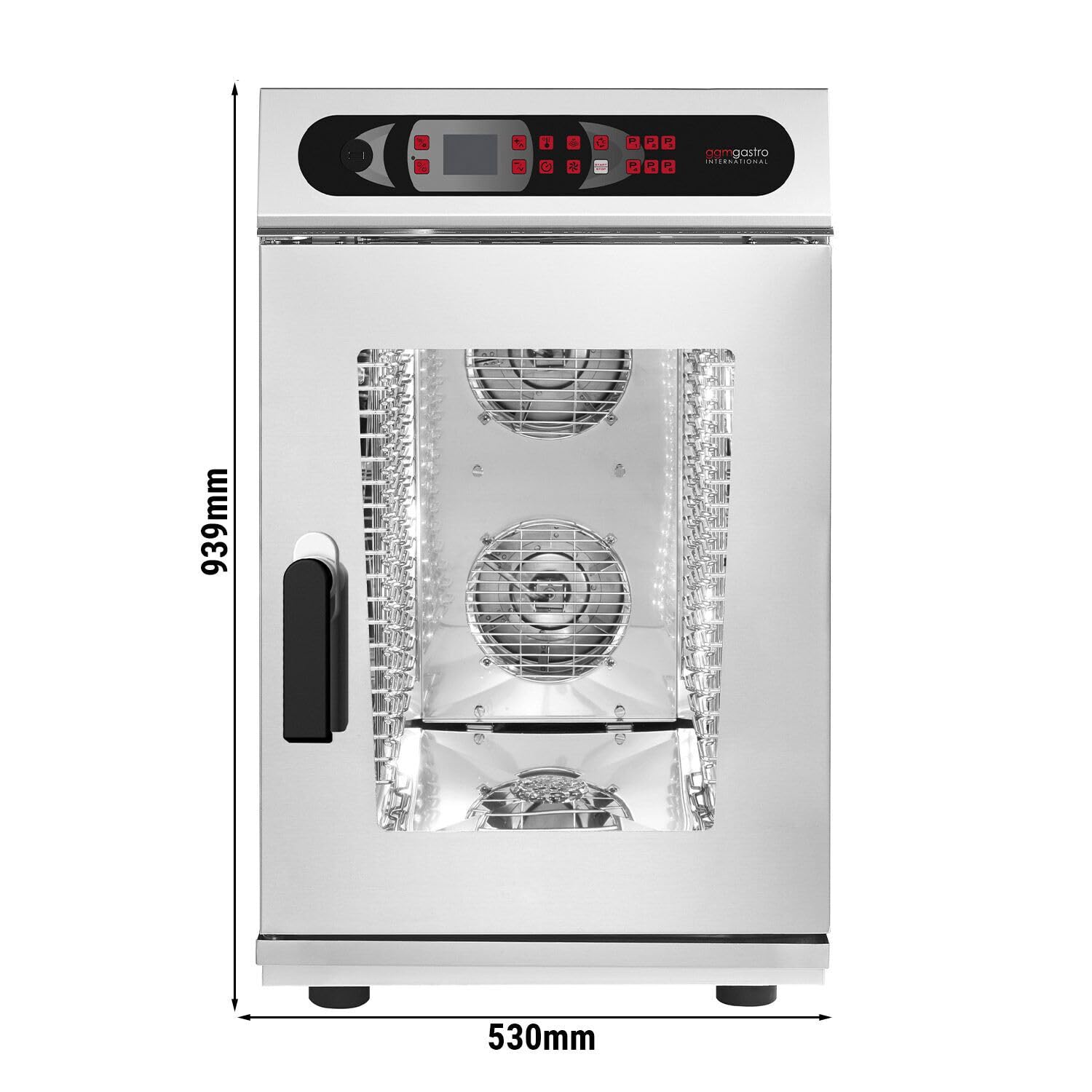 GGM Gastro | KDDV1011N | Kombidämpfer - Digital - 10x GN 1/1 - inkl. Waschsystem & Temperaturfühler
