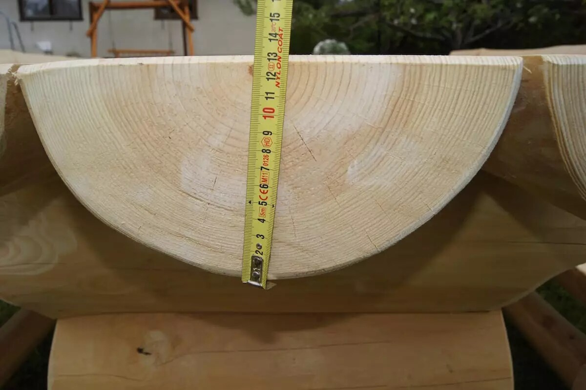 PureHaven Luxus-Holzgarnitur massiver Naturstamm nordische Fichte - versch. Ausführungen