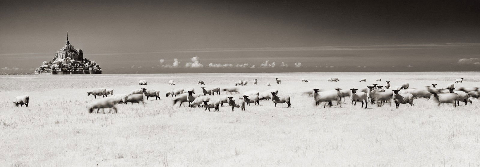 Le Mont St. Michel, Bretagne, France by Helmut Hirler - Limited Edition. Edition of: 150. Signed.