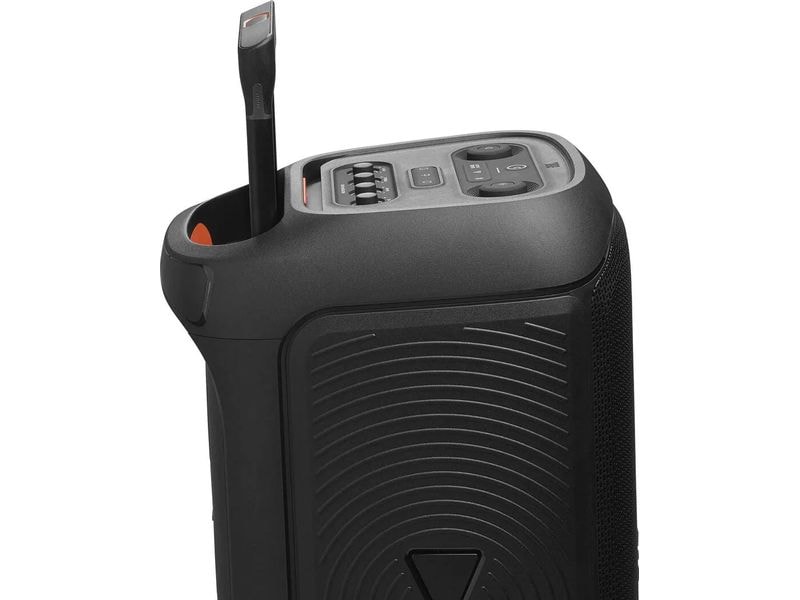 JBL Bluetooth Speaker Partybox Stage 320 Schwarz Tragbarer Partylautsprecher mit Rollen