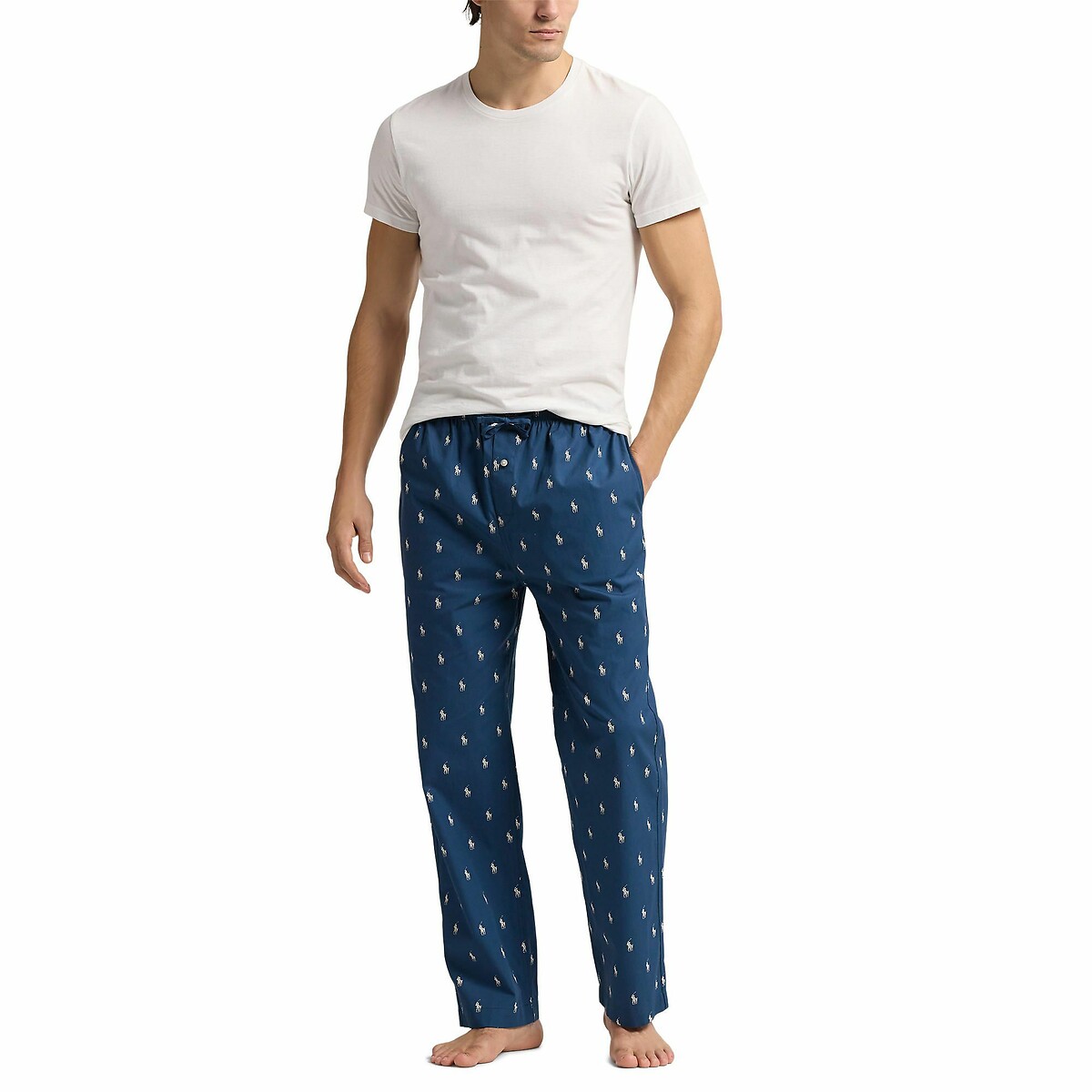 POLO RALPH LAUREN<br>Calças de pijama com franja marcante