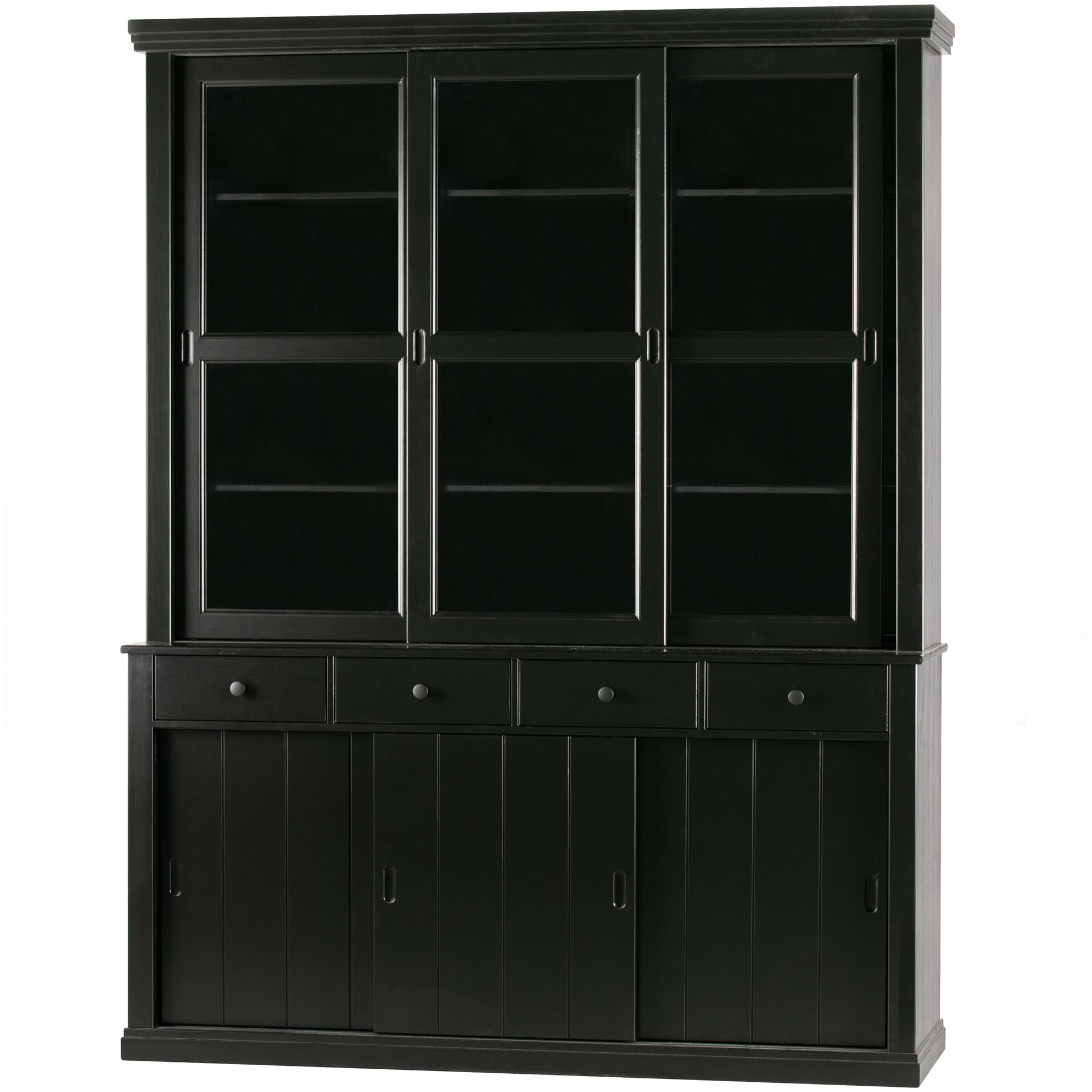 Buffetschrank LAGOS 166 x 214 cm schwarz