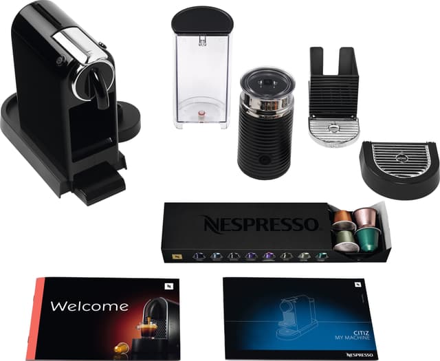 NESPRESSO® CitiZ&milk kaffemaskine fra DeLonghi, Sort