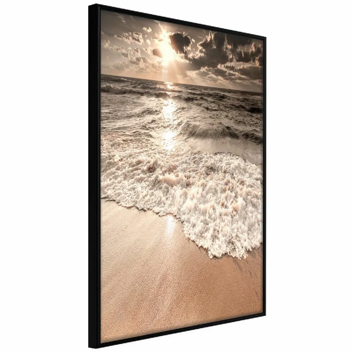 Paris Prix Affiche Beach of Memories - Noir