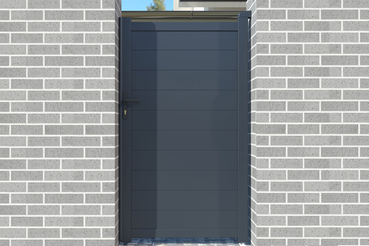 Aluminium tuinpoort 1m EIGER 100P180