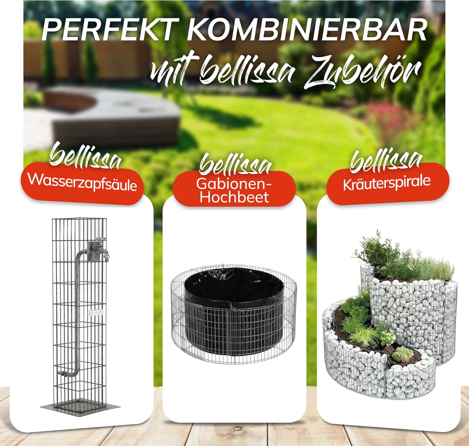 bellissa - INALTO L8 vertikales Hochbeet Pflanzenständer 100x32x180cm - Vertikalbeet Regal mit 8 Pflanzkästen ohne Zwischenböden für Kräuter, Pflanzen & Blumen - Vertikaler Garten aus Holz & Metall