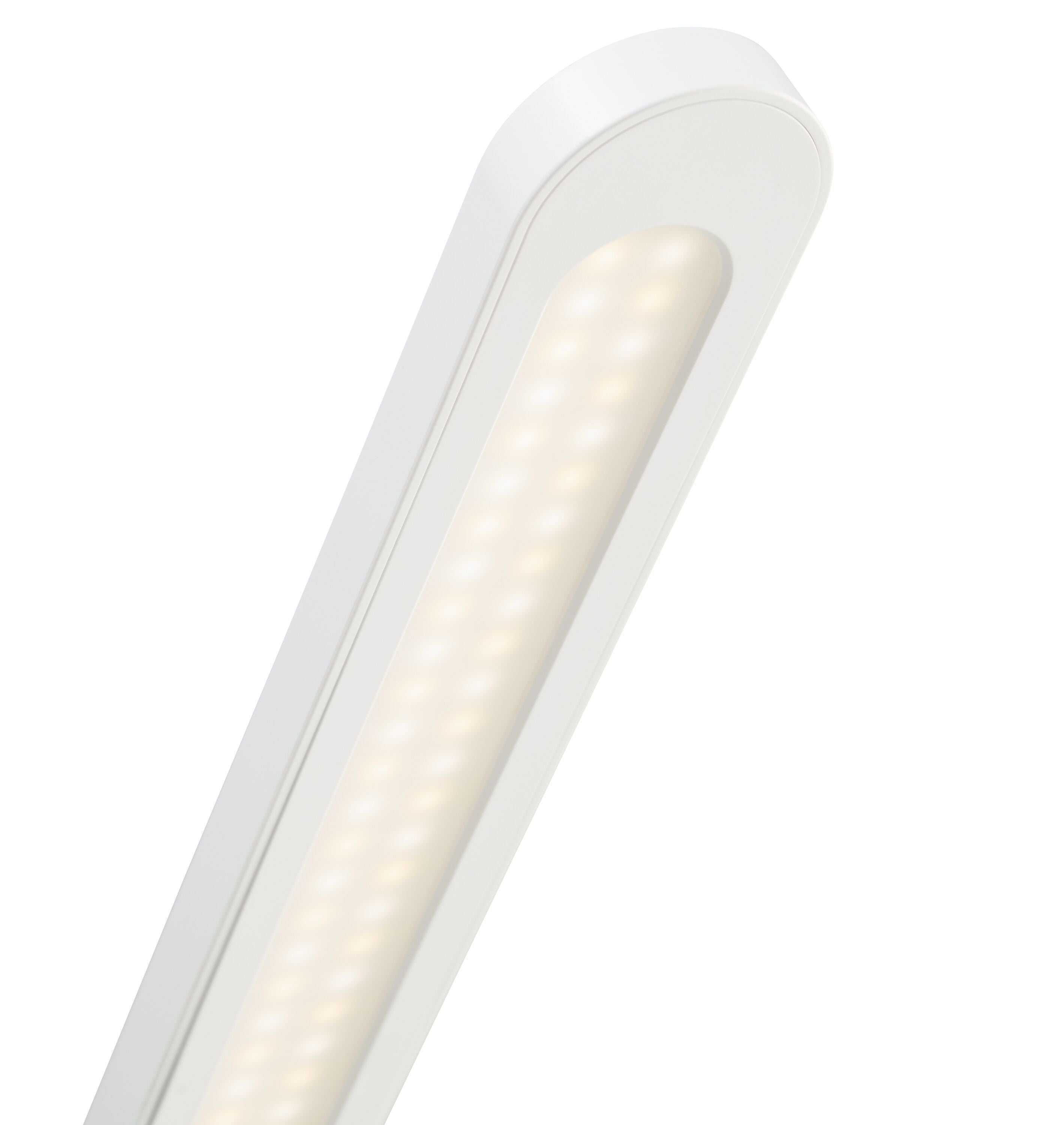MIOLA Bürotischleuchte - Weiss / B: 38.0 cm x H: 50.0 cm x D: 16.0 cm