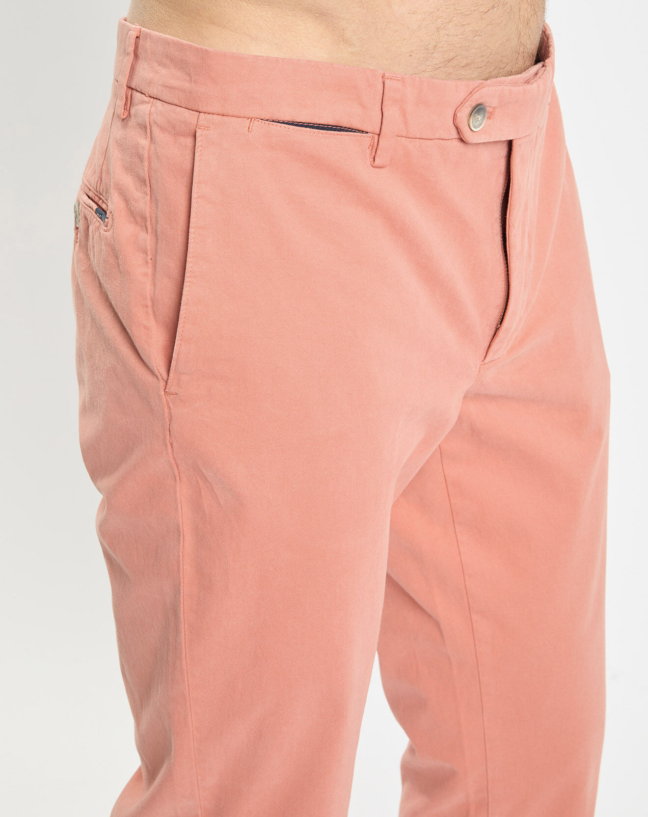Hackett London Pantalon chino Slim Fit Kensignton orange moyen