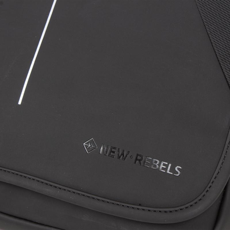 New Rebels Mart Flapover S Schoudertas Black