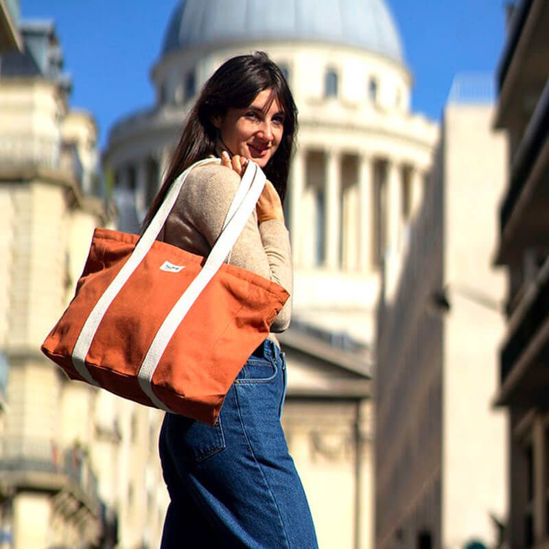 Sac Cabas Cesar 51 cm Sienne