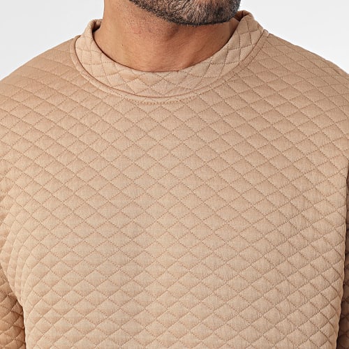 Sweat Crewneck Camel Clair