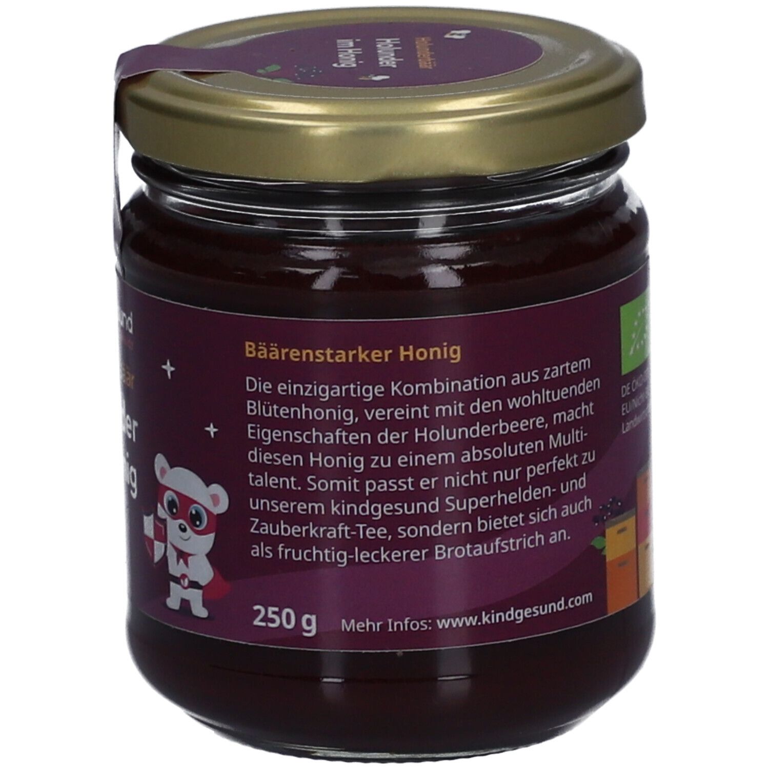 Bio-Holunder im Honig - kindgesund®