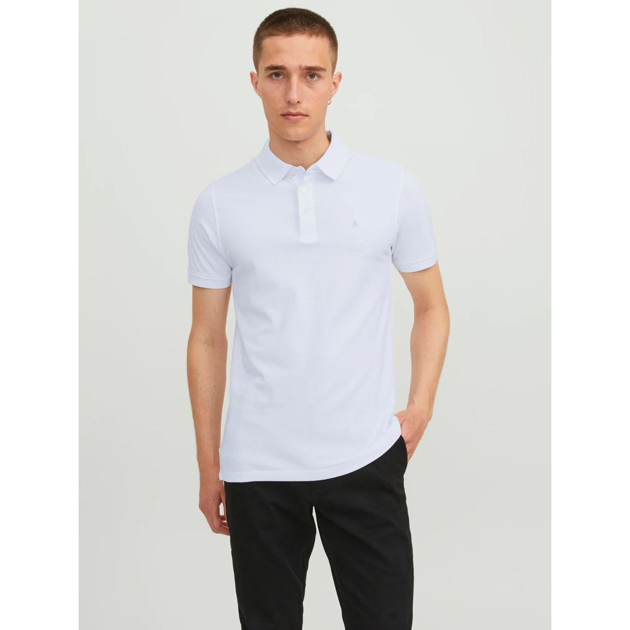 Jack & Jones  Effen Gespreide Kraag Polo