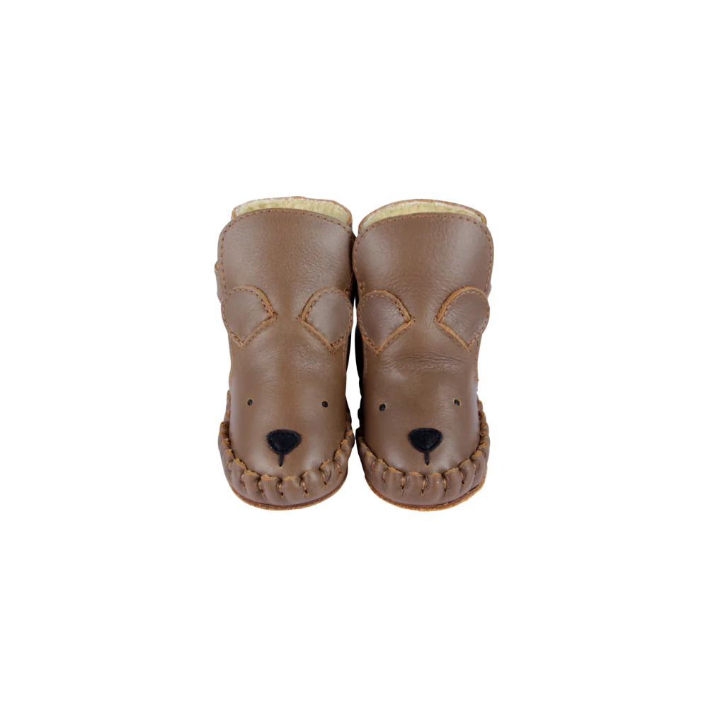 Kapi Classic Booties | Bear | Cognac Classic Leather